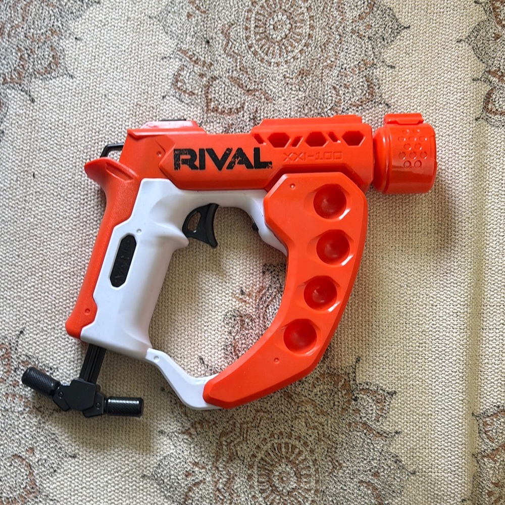 Nerf Orange and White Action Figure Playset